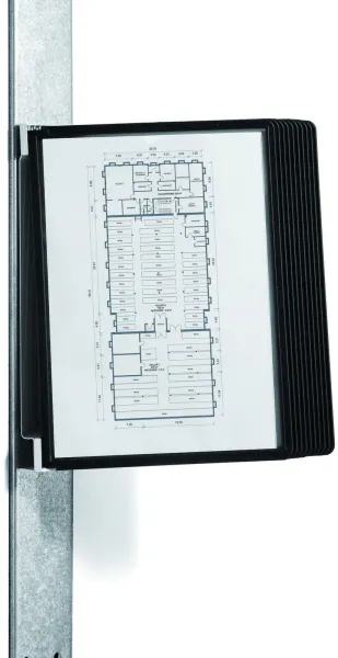 Durable Vario Magnetwand 10 Registersystem schwarz A4