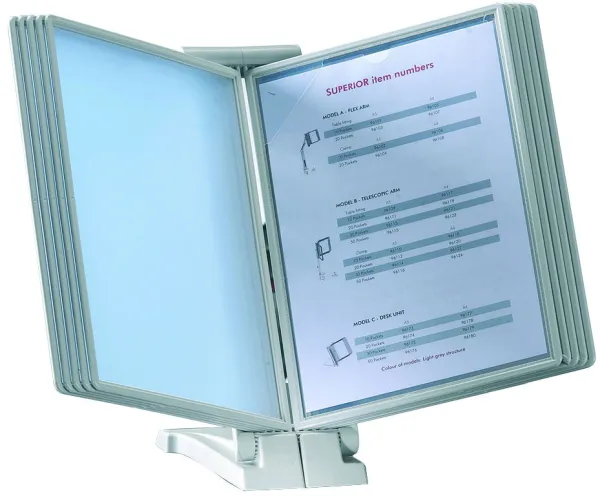 Q-connect A4 Registersystem Tischgestell hellgrau